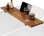 Teak Bathtub Tray by FunMemories