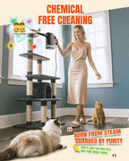Handheld Steam Cleaner for Home, 15s Instant Heat Pressurized Steam Cleaner - Image 4