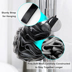 Loofah Bath Shower Sponge Body Scrubber, Extra Large 75g XL Exfoliate Mesh Pouf - Image 4