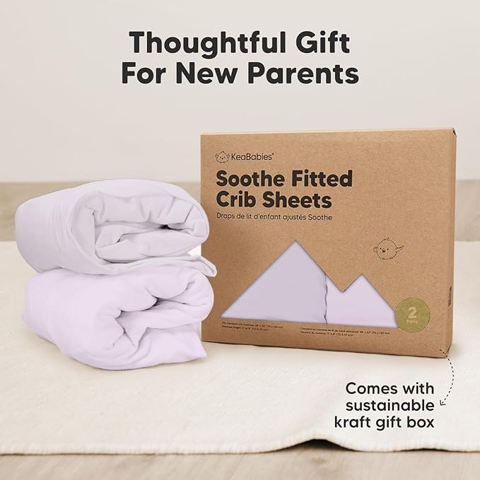 KeaBabies 2-Pack Organic Crib Sheets - Image 9
