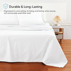 Cotton Flat Sheets Only, 600 TC 100% Cotton Flat Sheet Top Sheet Only, Full - Image 5