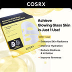 COSRX Advanced Snail Mucin Glass Glow Hydrogel Face Masks Skincare 3 EA - Image 4