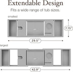 Bamboo Bathtub Tray Caddy - Image 7