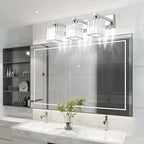 Aipsun Vanity Light Fixtures Crystal Bathroom Lighting Fixtures Chrome Vanity - Image 3