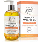 Lymphatic Massage Oil for Massage Therapy | 100% Natural Lymphatic Drainage Oil by BrookethorneNaturals