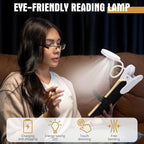 Retisee 12 Pcs Clip on Lamp Bulk LED Reading Light Book Lamp Clamp - Image 7