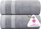 CASA COPENHAGEN Solitaire 2Pcs 100% Egyptian Cotton Large Designer Bathsheet by CASACOPENHAGEN