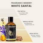 White Santal Fragrance Oil Essential Oil, MAYJAM 3.38FL.OZ White Santal Oil - Image 4