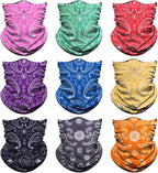 Venswell Neck Gaiter Face Mask Men Women, Seamless Bandana Rave Face Cover by Venswell