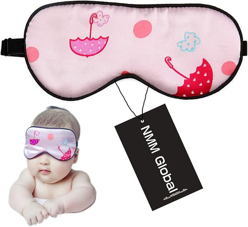 100% Natural Silk Sleep Eye Mask Kids, Cute Night Sleeping Mask by NMMGlobal