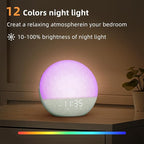 Sunrise Alarm Clock White Noise Machine: Natural Wake Up Light - Image 8