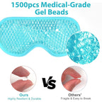BeeVines Gel Eye Mask, 2 Pack Cooling Ice Masks - Image 7