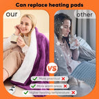 greenoak Heated Blanket Electric Full 72"X84", Heating Blanket - Image 5