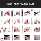 FAMILIFE Gifts for Men, Manicure Set Clippers Manicure Kit Nail Clipper Sets - Image 4