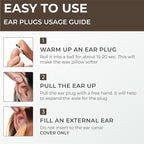 Peace&Quiet Wax Ear Plugs for Sleeping, Swimming - Image 9