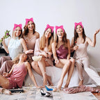 Semato 8 Pcs Hot Pink Spa Headband - Image 6