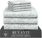 RUVANTI 7 Pcs Cotton Sheets by Ruvanti