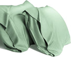 WishSmile Cooling Queen Pillowcases Set of 2 Breathable Cool Silky Soft Rayon by WishSmile