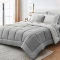 Sasttie Full Size Comforter Sets, 7 Pieces Reversible Bed in a Bag Full by SASTTIE