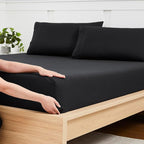 Twin Fitted Sheet Only with Full Elastic & Built in Corner Sheet Straps to by SweetHomeCollection