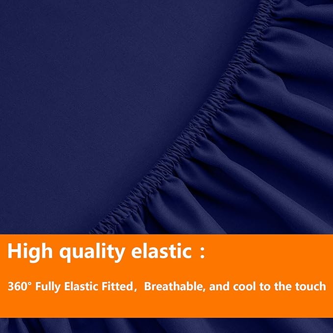 TAIMIT Navy Full Size Comforter Set - Image 6