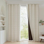 100% Boho Blackout Curtains 90 Inches Long - Image 2