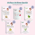 SpaLife 10 Piece Korean Face Mask & Moisturizing Hand Gloves Set | Korean - Image 2