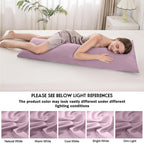 Body Pillowcase with Zipper Cooling Viscose from Bamboo Zippered Pillowcases - Image 6