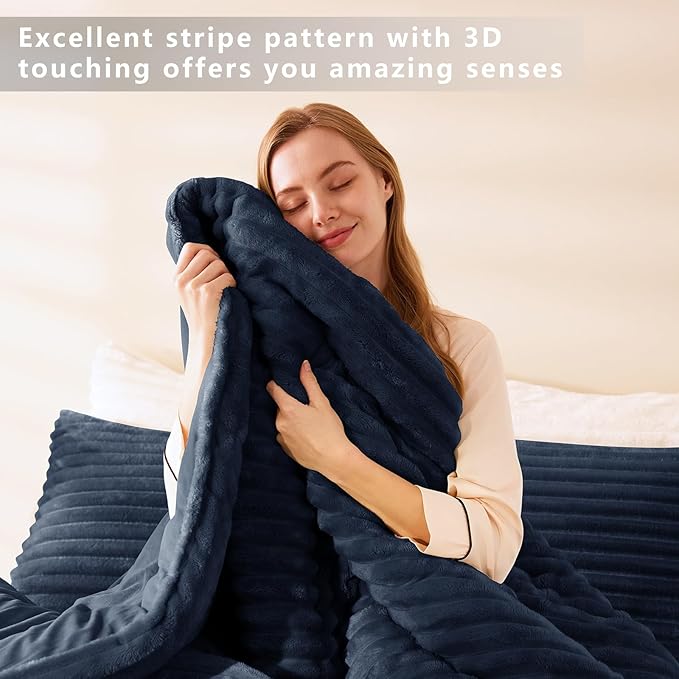 CozyLux Fluffy Queen Comforter Set - Image 5