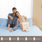 Sunflower Full Fitted Sheet, 1-Piece Deep Pocket Fitted Bottom Sheet 16" - Image 6