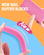 MORGLES Cuticle Remover Tools, Nail Files and Buffers Set - Image 3