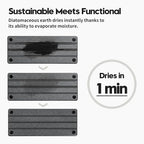 Razborci 2 Pack Fast Drying Water Absorbing Diatomite Stone Mat Tray - Image 5
