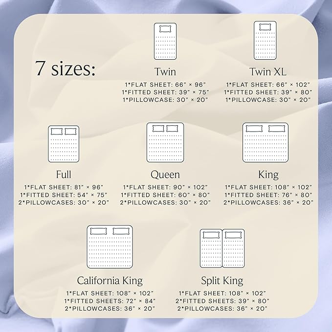LuxClub 3 PC Twin Sheet Set, Deep Pockets Wrinkle Free Cooling Bed Sheets Hotel - Image 4
