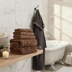 Lavish Home 6 Piece Bathroom Towels Set - Image 2