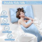 2 Pack 100% Pure Silk Pillowcase - Image 2