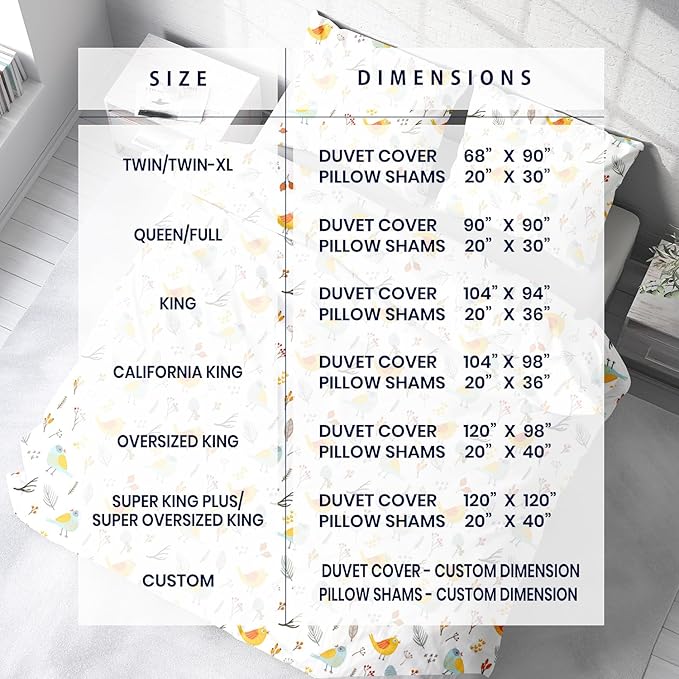 Kotton Culture 120"x98" 3 Pc Oversized King Duvet Cover Set 100% Egyptian Cotton - Image 4