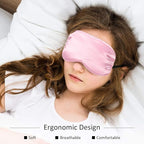 12 Pieces Silk Sleep Mask Pure Silk Sleep Eye Mask - Image 2