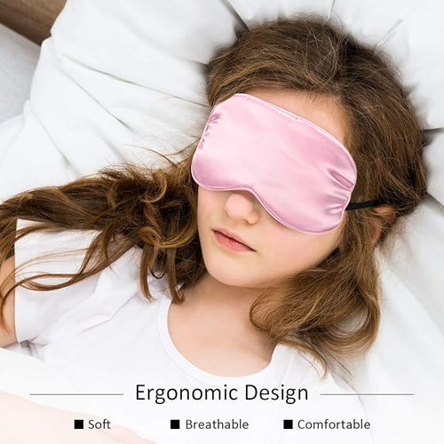 12 Pieces Silk Sleep Mask Pure Silk Sleep Eye Mask - Image 2