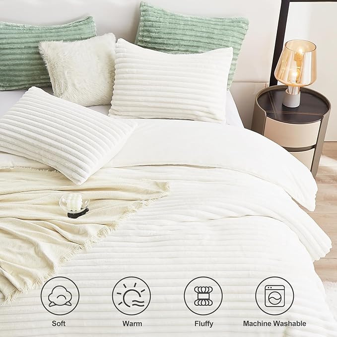 CozyLux Fluffy Full Size Comforter Sets - Image 2