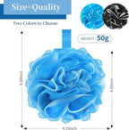 FARMOGA Bath Loofah Sponge Back Scrubber Shower Sponge Soft Mesh Exfoliator - Image 2