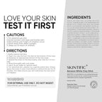 SKINTIFIC Amazonian White Clay Purifying Stick, Deep Clean Pores Mud Mask - Image 2