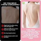 50 Pairs Exfoliating Gloves for Body Bulk, Double Sided Bath Scrub Gloves for - Image 3