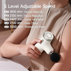 HEYCHY Super Mini Massage Gun Deep Tissue, Handheld Percussion Muscle Massager - Image 7