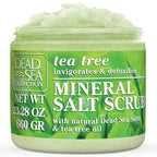 Dead Sea Collection Tea Tree Salt Scrub – Exfoliating Body Scrub by DeadSeaCollection