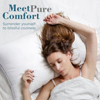 viewstar Bed Pillows Set of 2, Hotel Quality Cooling Down Alternative Gusseted - Image 2