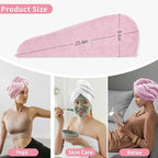my novel things 3 Pack Hair Towel Wrap - Image 7