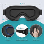 WAOAW Sleep Mask for Men Women: Blackout Eye Masks for Sleep - Image 8