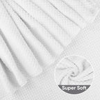 HOMEXCEL 6 Pack Bath Towel Set, Microfiber Ultra Soft Highly Absorbent Bath - Image 3