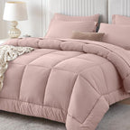 Sasttie Twin Comforter Set, 5 Pieces Bed in a Bag Twin, Complete Bedding Set by SASTTIE