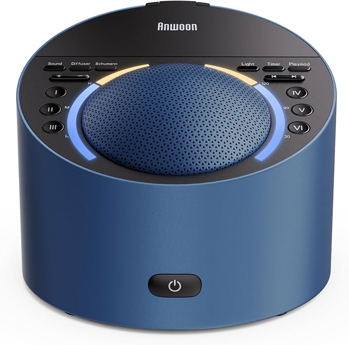 White Noise Machine & Night Light, 12W Powerful Sound Machine by Dedicatedtoyourbettersleep